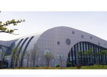 江都会议中心外景网架工程